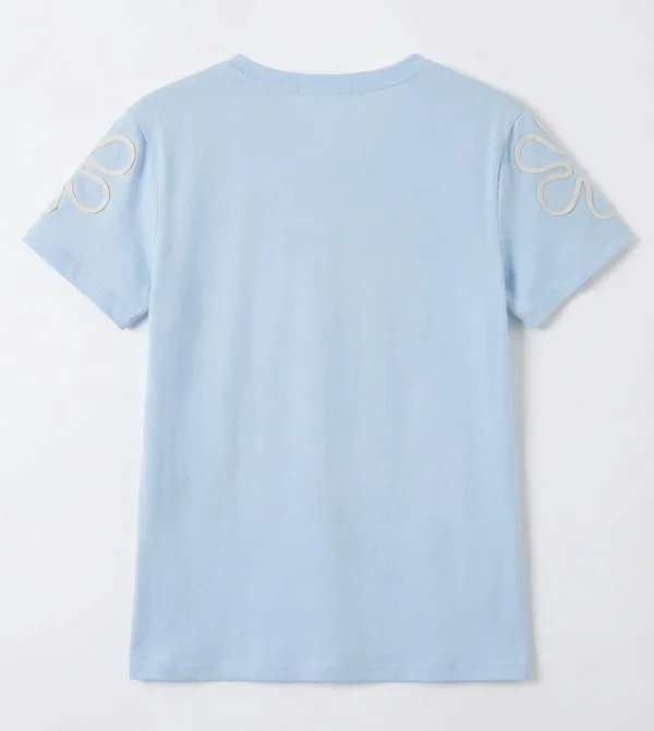 Camiseta Flor Bordada - Imagen 17