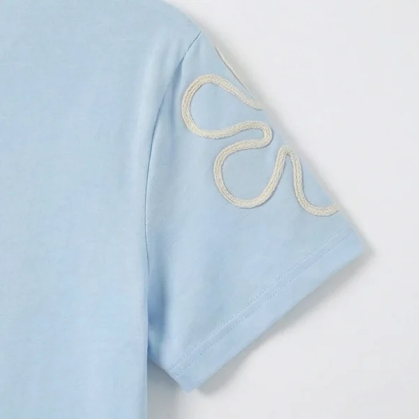 Camiseta Flor Bordada - Imagen 19