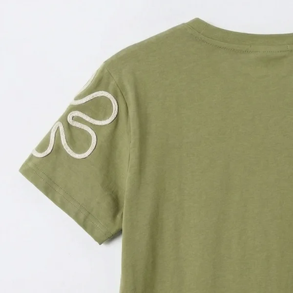 Camiseta Flor Bordada - Imagen 6