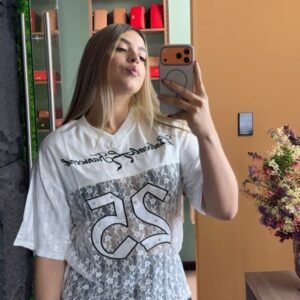 Camiseta Beisbolera Satinada Transparente 25
