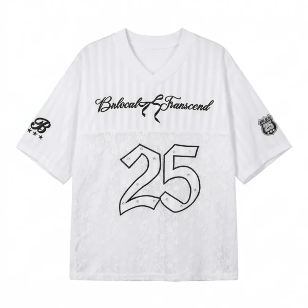 Camiseta Beisbolera Satinada Transparente 25 - Imagen 2