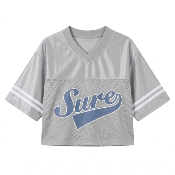 Camiseta Beisbolera Satinada Transparente Sure - Imagen 2