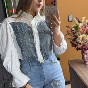 Camisa de Jean con brillos
