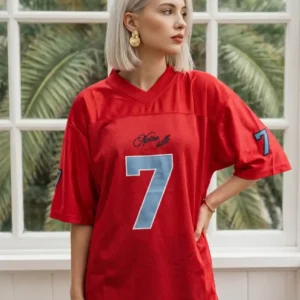 Camiseta Beisbolera Satinada Transparente 7